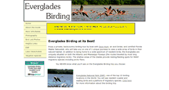 Desktop Screenshot of evergladesbirding.com