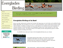 Tablet Screenshot of evergladesbirding.com